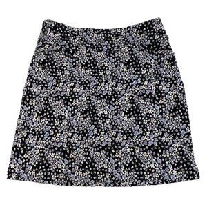 Swing Control Womens Golf Skort Ditsy Floral  Print - Size 12 blue flowers